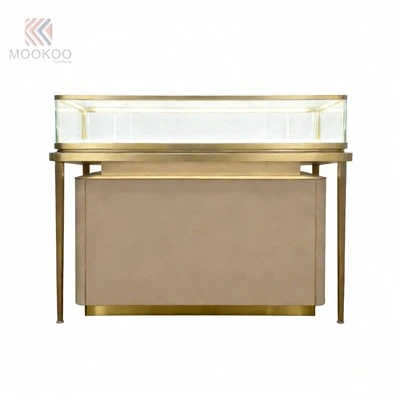Vitrine DG com display de vidro para joias modernas