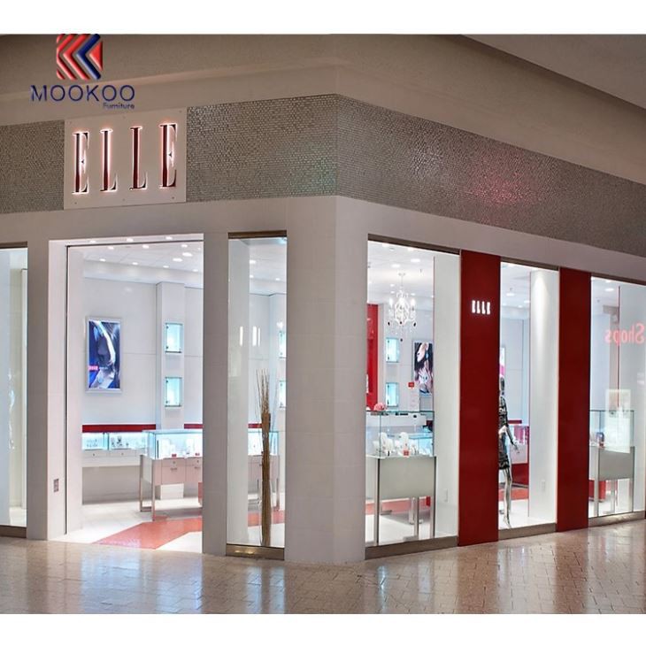 Good Quality Jewelry Showcase Display Furniture Retail Fixture Supply