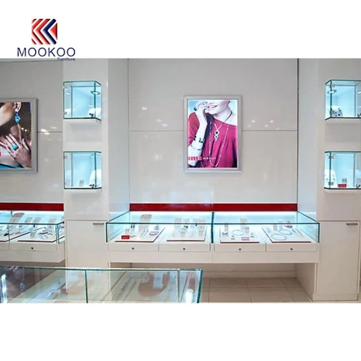 Good Quality Jewelry Showcase Display Furniture Retail Fixture Supply