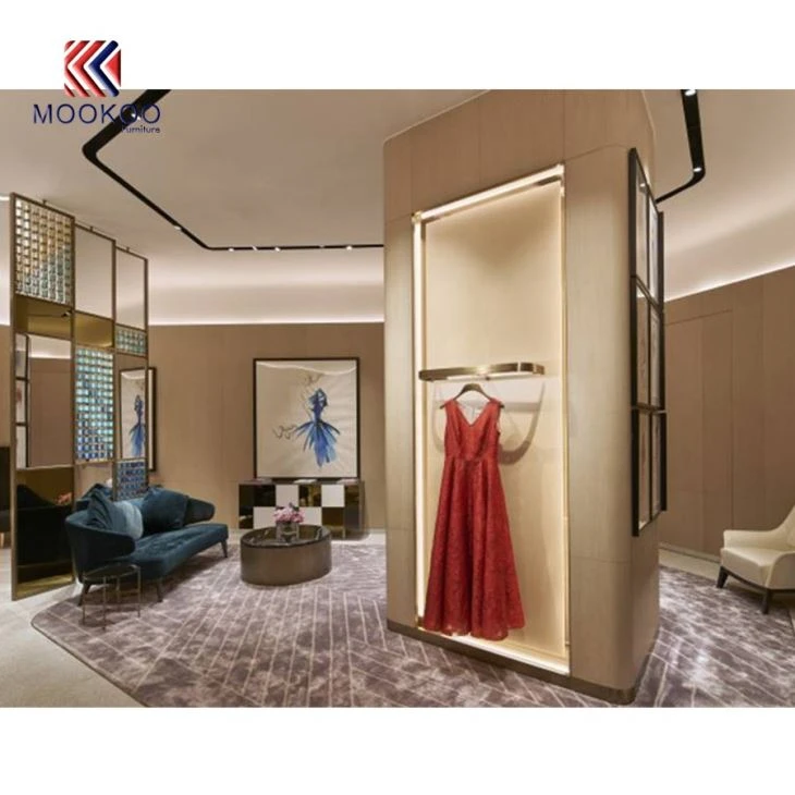 High End Dress Shop Display Decoration Clothing Store Furniture From CHINA MOOKOO