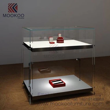 Vitrine de vidro high-end