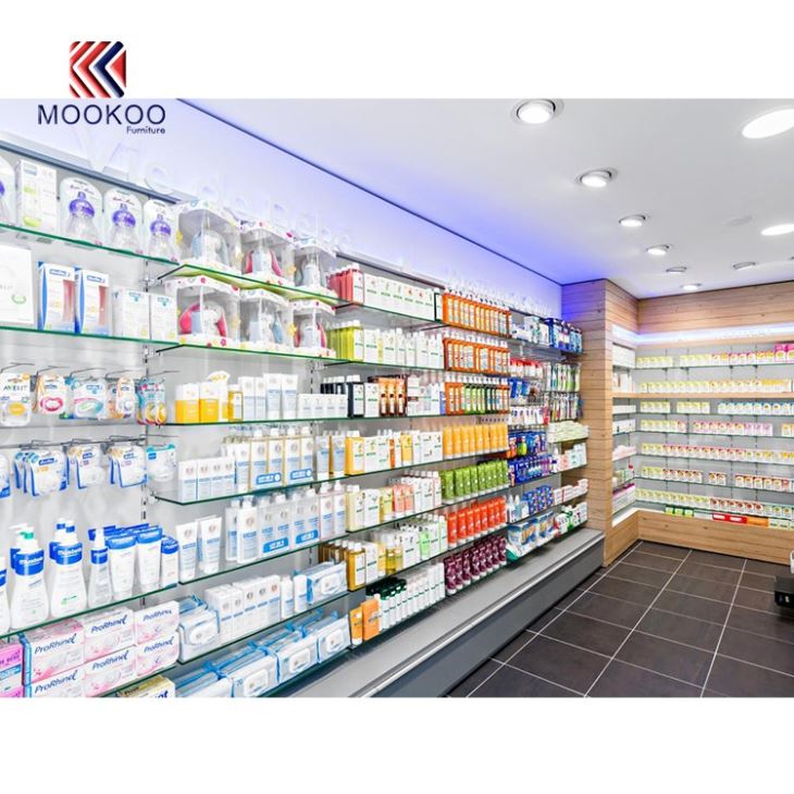 Refined Pharmacy Shop Display Furniture