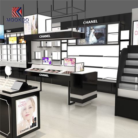 Design de móveis de loja de cosméticos de varejo
