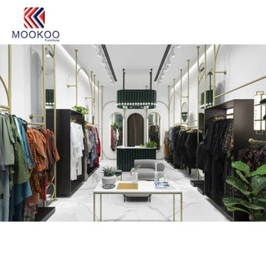 Rack de exibição de roupas por atacado